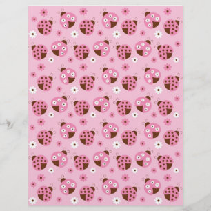 Mod Rosa Ladybug Baby Scrapbook Papper