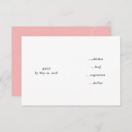 MOD ROSA TULIP BRÖLLOP OSA KORT