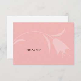 MOD ROSA TULIP BRÖLLOP TACK KORT