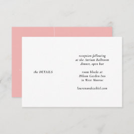 MOD ROSA TULIP BRÖLLOP TILLÄGGSKORT