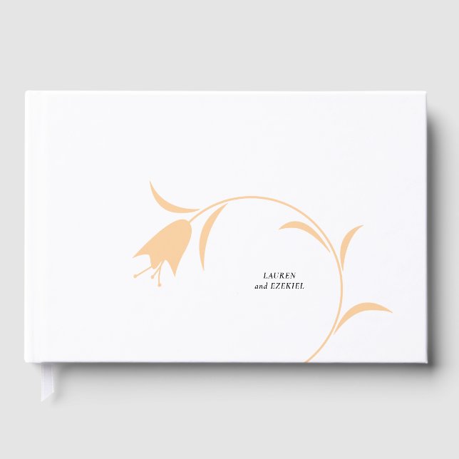 MOD ROSA TULPAN BRÖLLLOP GÄSTBÖCKER (Framsida)