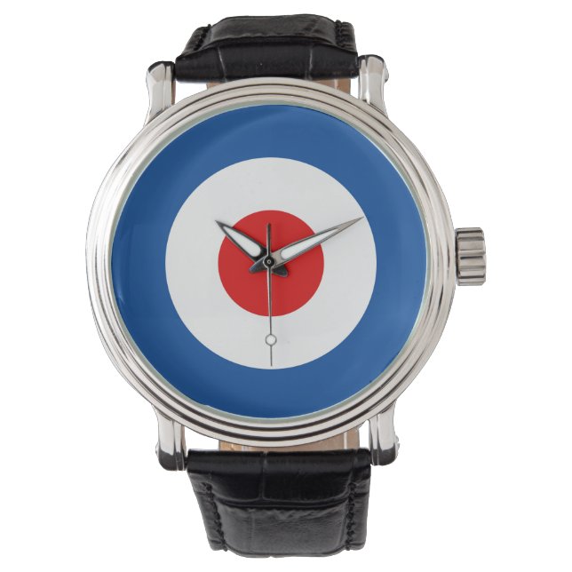 Mod Roundel Leather Band Watch Armbandsur (Framsida)