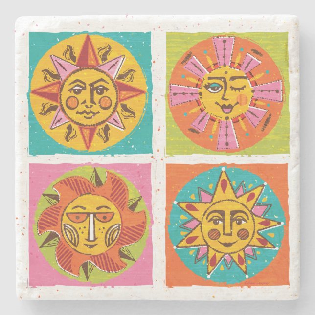 Mod Sol Ansikte Underlägg (Framsidan)