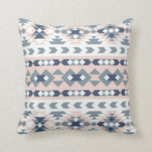 Mod Southwest Geometrisk Navy Blush