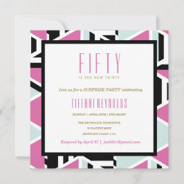 Mod Squad Milestone Birthday Inbjudan