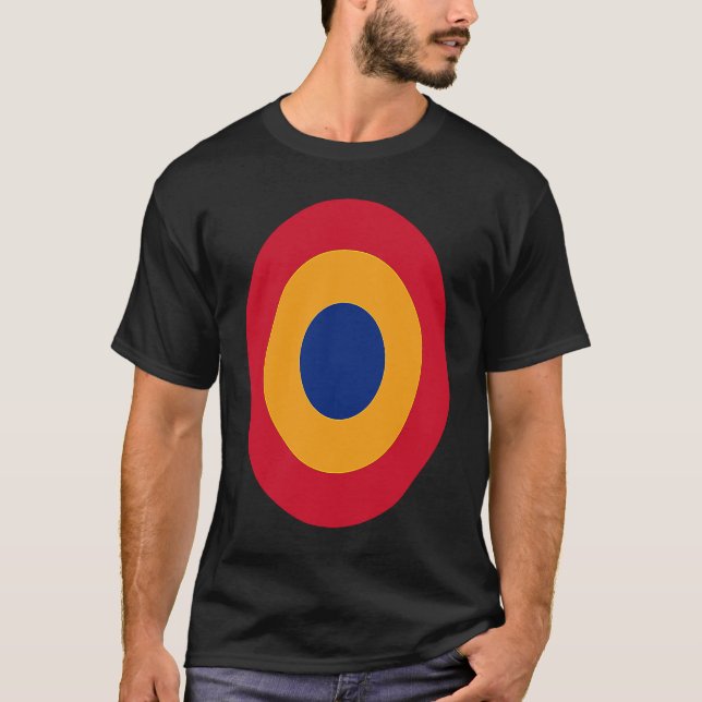Mod Target in Red Yellow Blue T Shirt (Framsida)
