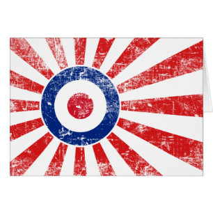 Mod Target Mod Sunburst Target Roundel Hälsningskort