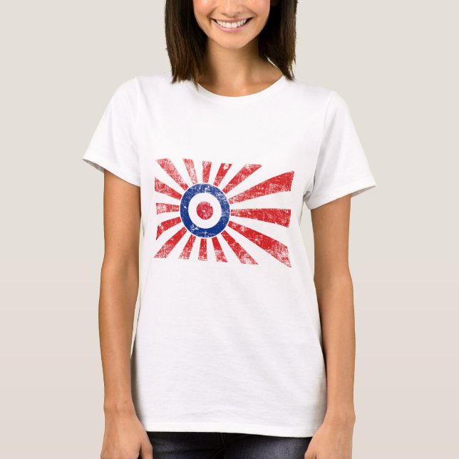 Mod Target Mod Sunburst Target Roundel Tee Shirt (Framsida)
