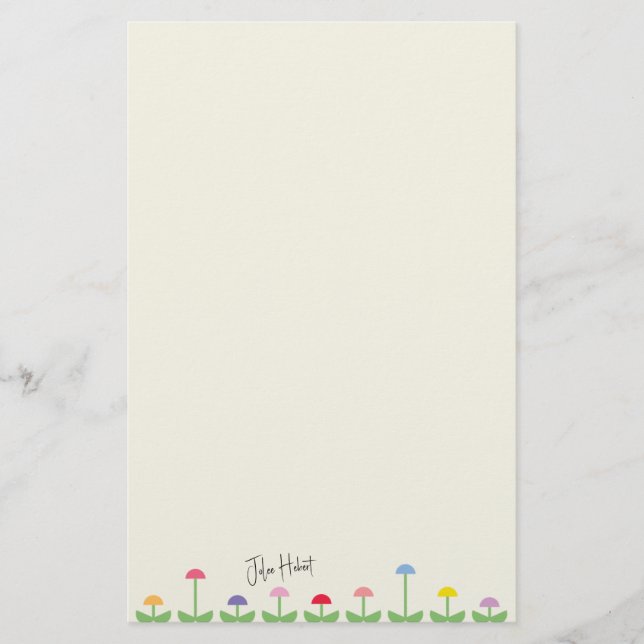 Mod Trädgård Brevpapper (Framsida)