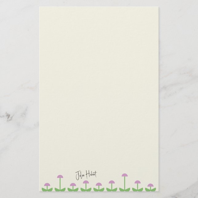 Mod Trädgård Brevpapper (Framsida)