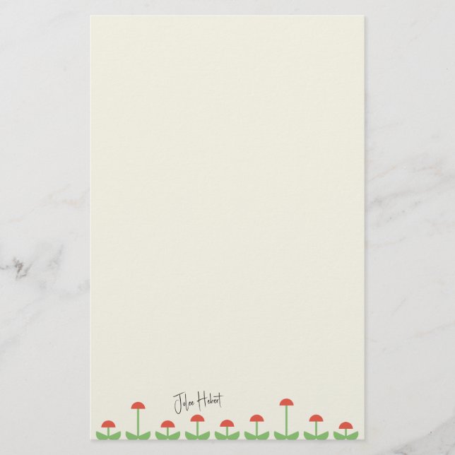 Mod Trädgård Brevpapper (Framsida)