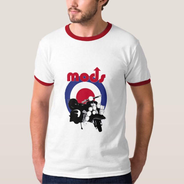 Mod/VespaT-tröja Tee Shirt (Framsida)