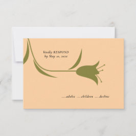 MOD VIT TULPAN BRÖLLLOP OSA KORT