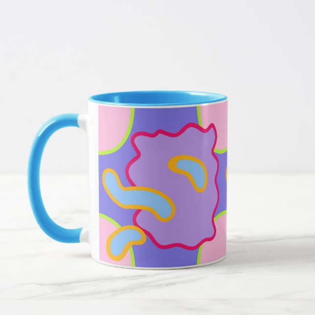 Moda Pastell Bubblor Och Klumpar Mugg (Vänster)