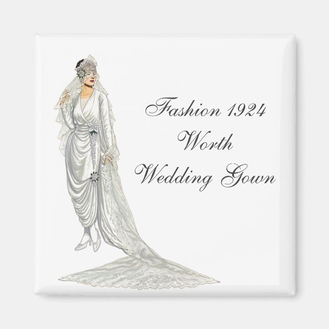 Mode 1924 Bröllop Magnet (Framsidan)
