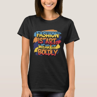 Mode är en bära för konst. t shirt