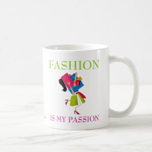 Mode är min passion kaffemugg