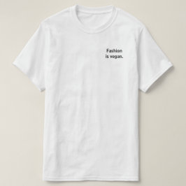 Mode är vegan. t shirt