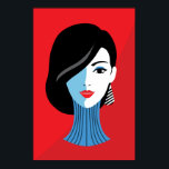 Mode art deco snyggt mode illustration poster<br><div class="desc">Mode art deco snyggt mode illustration Om du inte hittar en produkt som du vill ha med min design i vår butik, kan du kontakta mig och jag skapar den åt dig. Tack för er uppmärksamhet på vår butik. Skapar mönster är vårt stora kärlek! Och vi gör ditt liv lyckligare!...</div>