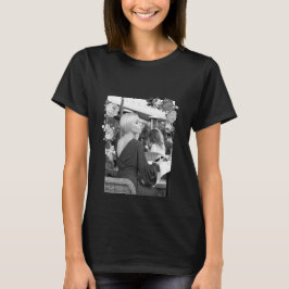 MODE Art Girl Black och Grått Benice #3 T Shirt