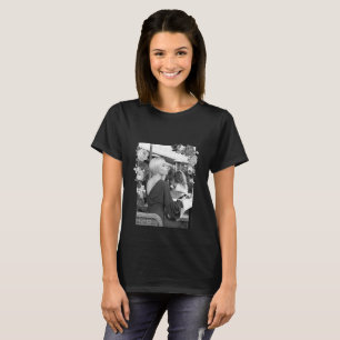 MODE Art Girl Black och Grått Benice #3 T Shirt