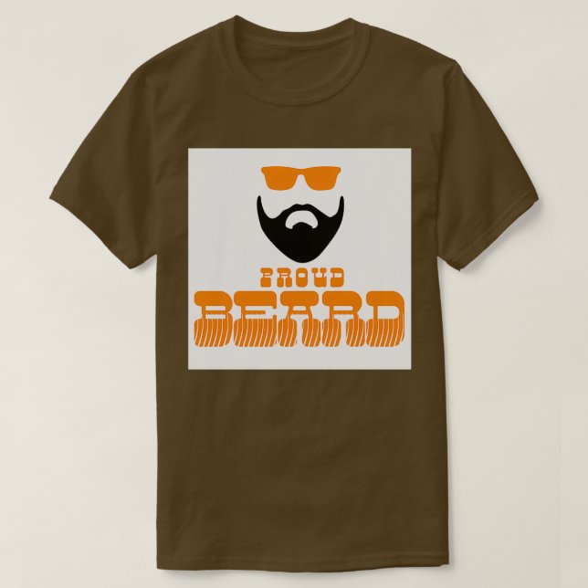 Mode Beard T Shirt (Design framsida)