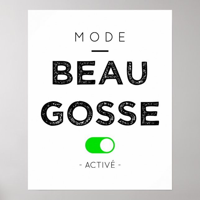 Mode beau gosse poster (Framsidan)