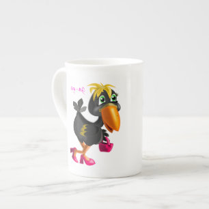 Mode Bird Beach Towel - Roligt - Anpassningsbar Fä Benporslin Mugg