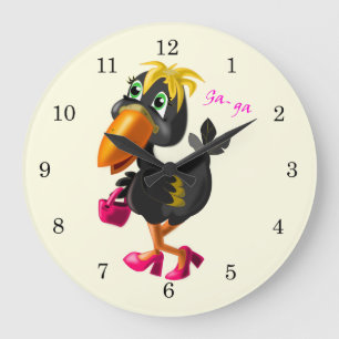 Mode Bird Stor Klocka