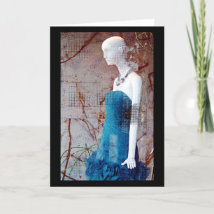 Mode Blue Dress Kort