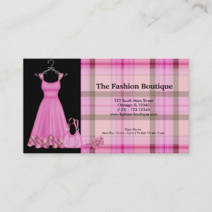 Mode Boutique (Rosa) Visitkort