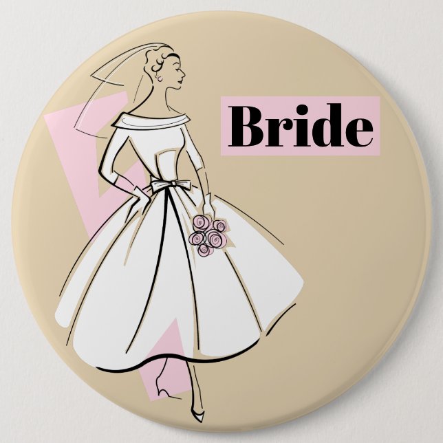 Mode Bride Neutralt Bride-knapp Knapp (Framsida)