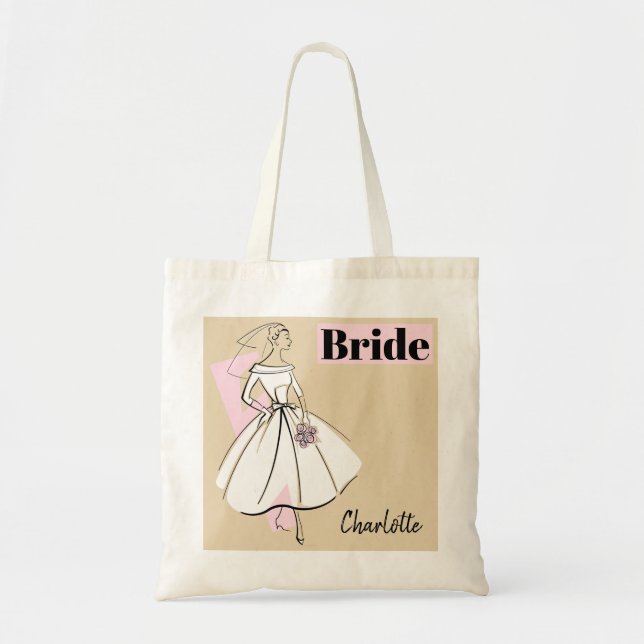 Mode Bride Neutralt Bride Namn budget i dag Tygkasse (Framsidan)
