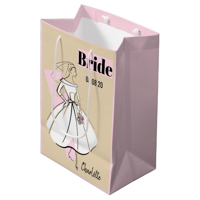Mode Bride Neutralt Bride presentsäck, rosa (Framsidan Vinklad)