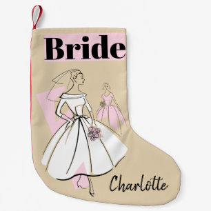 Mode Bride Neutralt Bride stockning Liten Julstrumpa
