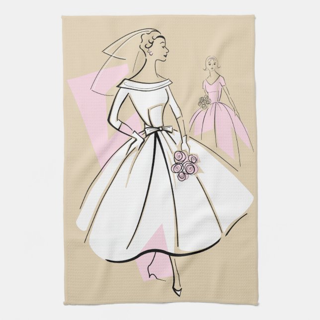 Mode Bride Neutralt Group kökshandduk (Vertikal)