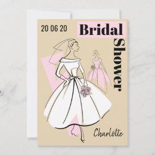 Mode Bride Neutralt Group Möhippa Inbjudningar
