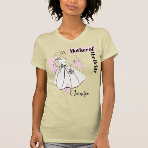 Mode Bride Neutralt Group Mor i Bride Namn T Shirt