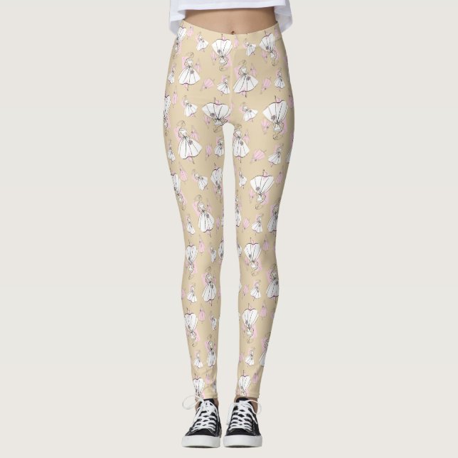 Mode Bride Neutralt Group Multi leggings (Framsida)