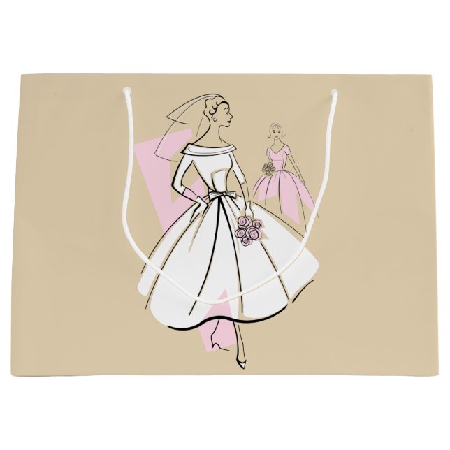 Mode Bride Neutralt Group-presentpåse stor (Framsidan)