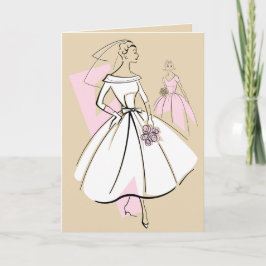 Mode Bride Neutralt Group Text beige Kort
