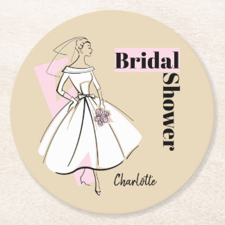 Mode Bride Neutralt-Möhippan underlägg runt