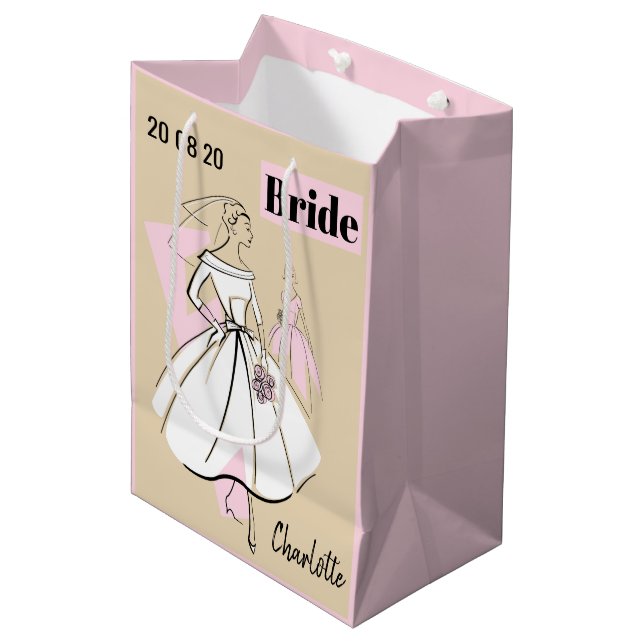 Mode Bride Neutralt Namn Date rosa  (Framsidan Vinklad)