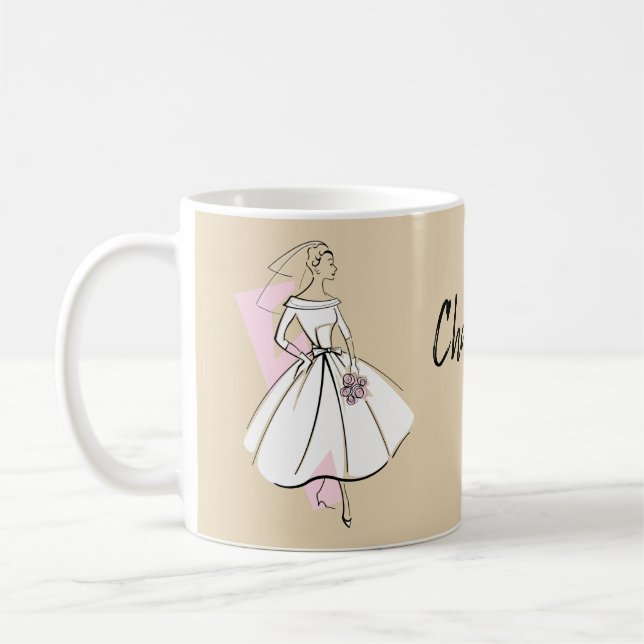 Mode Bride Neutralt Namn mugg (Vänster)
