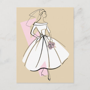 Mode Bride Neutralt vykort