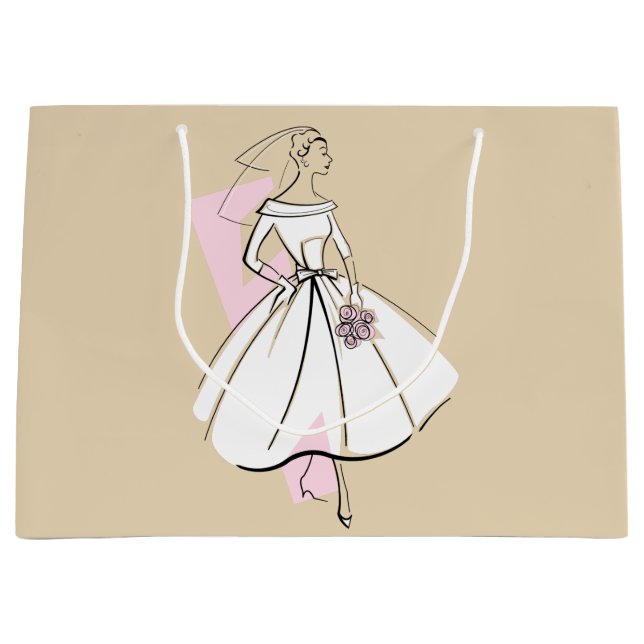 Mode Bride-Neutraltens presentväska stor (Framsidan)