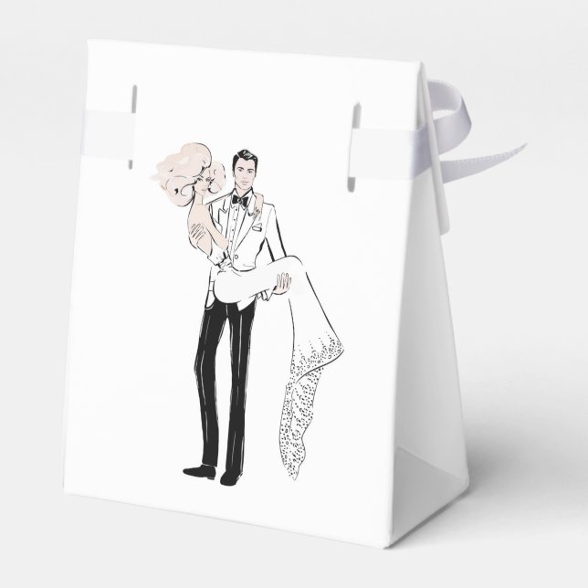 Mode Bride och Groom Presentaskar (Baksidan Sidan)