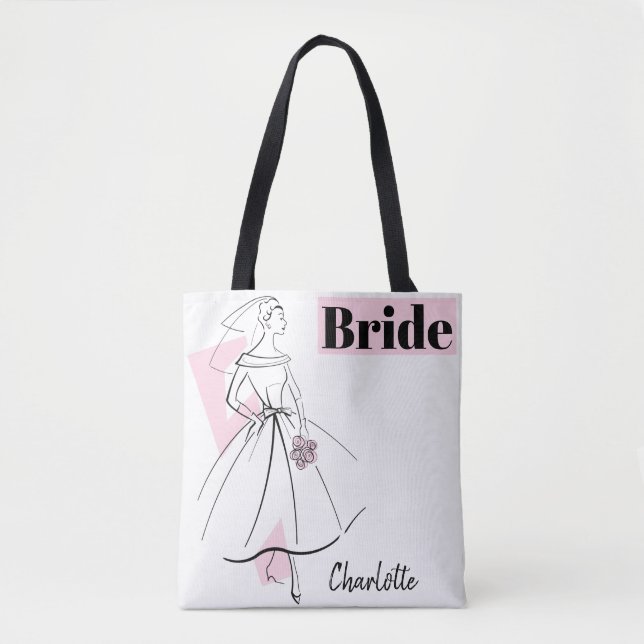 Mode Bride Rosa Bride tote Tygkasse (Framsida)