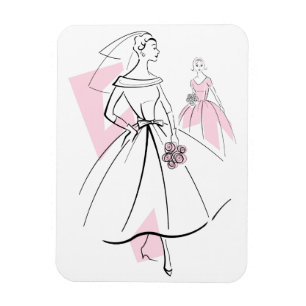 Mode Bride Rosa Group Flexibel magnet