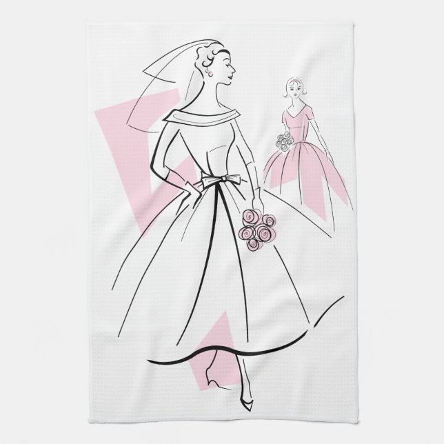 Mode Bride Rosa Group kökshandduk (Vertikal)